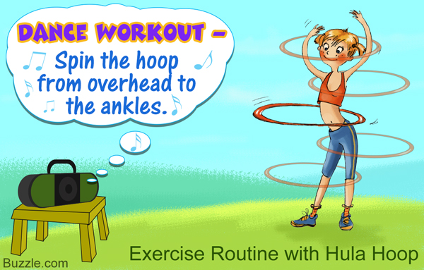 hula hoop exercise routines