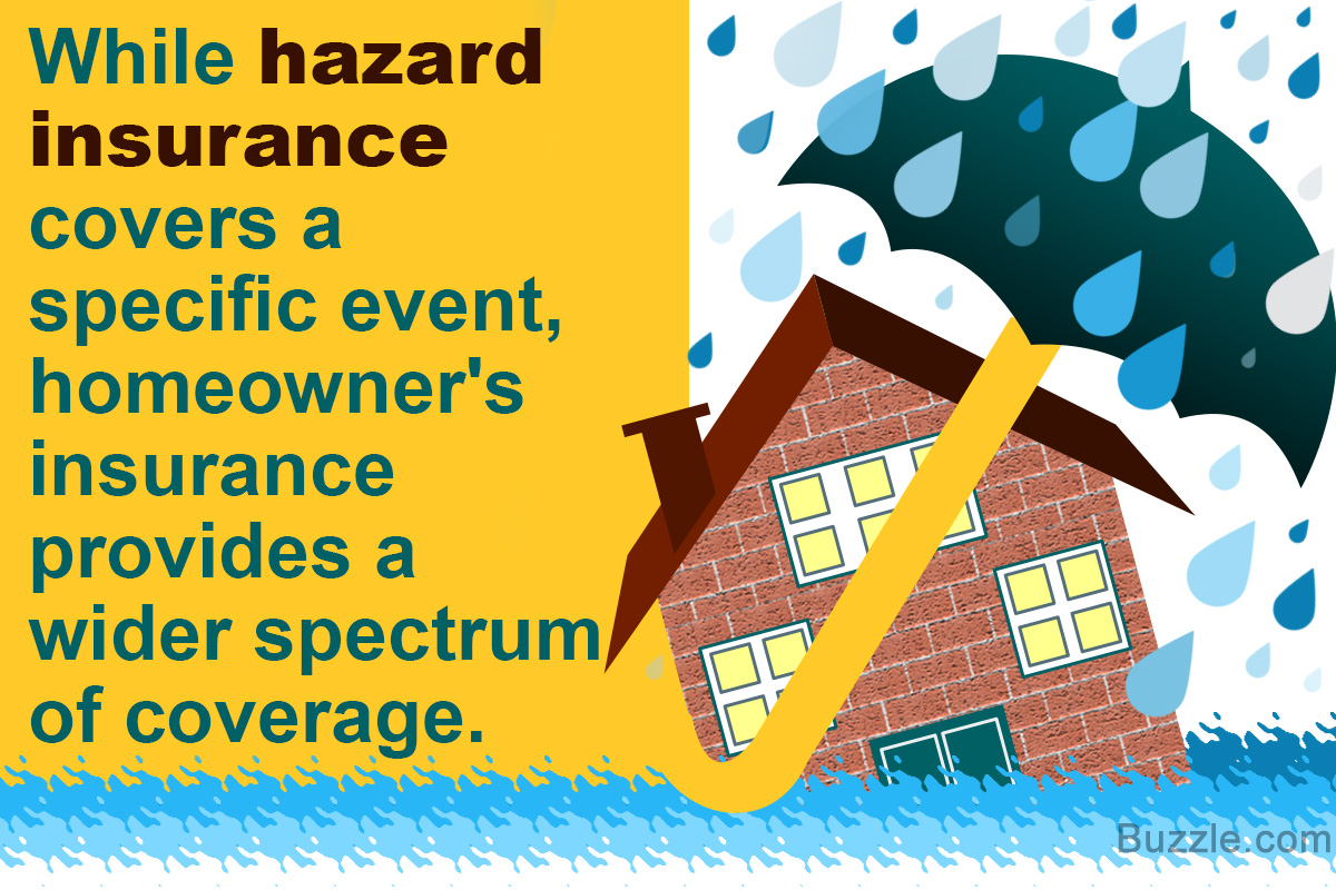 Hazard Insurance Vs. Homeowner's Insurance