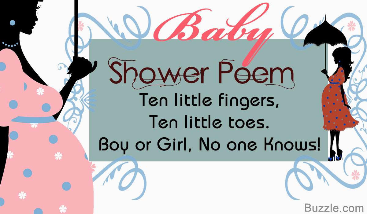 Cute Baby Shower Poems for Girls and
