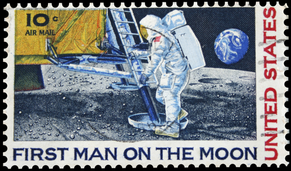 Man on moon