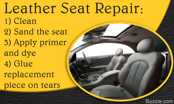 How to Repair Damaged Car Seat Audi R8 Leather Repair Steps 