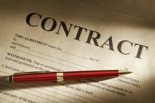 Pen an unsigned contract