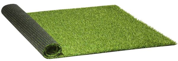 Twisted artificial green grass