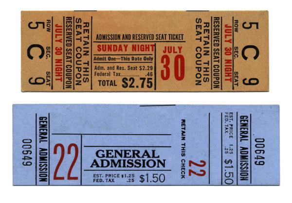 Circus tickets