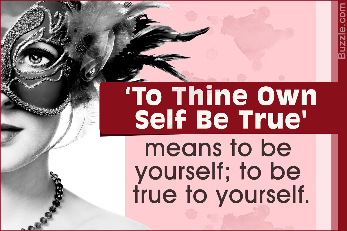 to thine own self be true hamlet