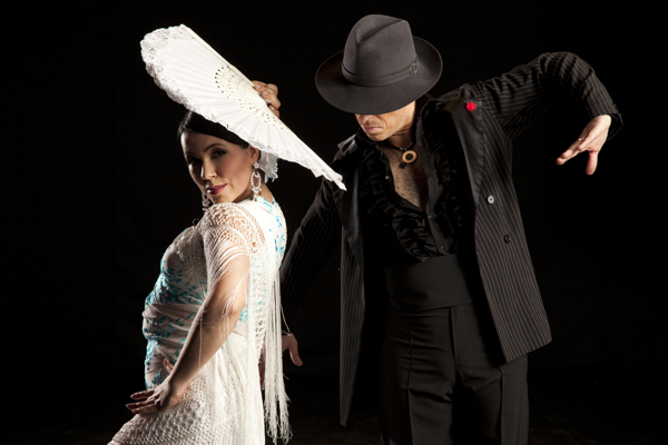 Flamenco dancer couple