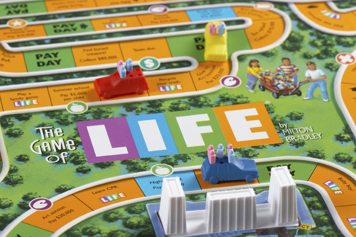 The NEW Game of Life by Hasbro With Instructions for life ...