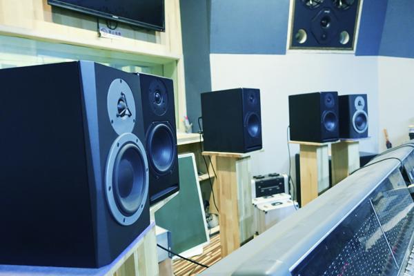 Loudspeaker in recording studio