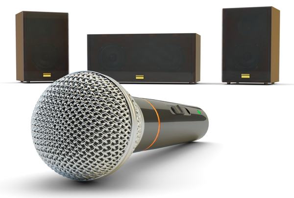 Karaoke and speaking equipment