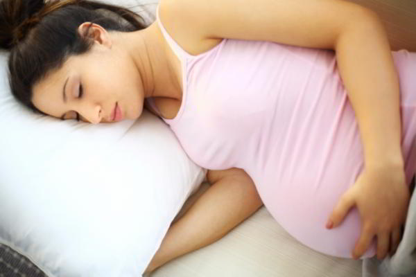 Sleeping Pregnant Woman