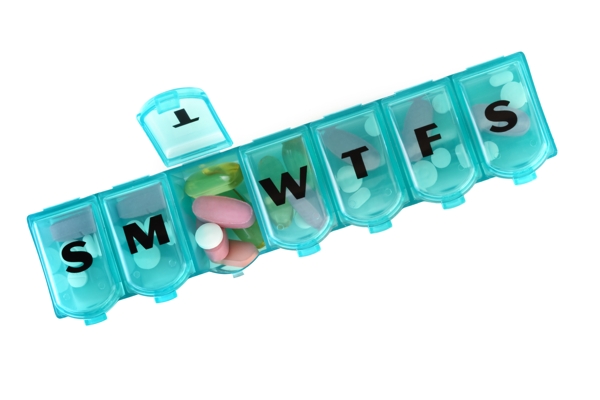 Daily pill box