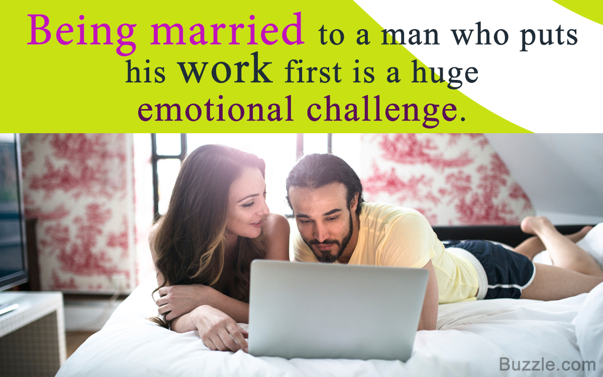 Image result for man putting work first before wife