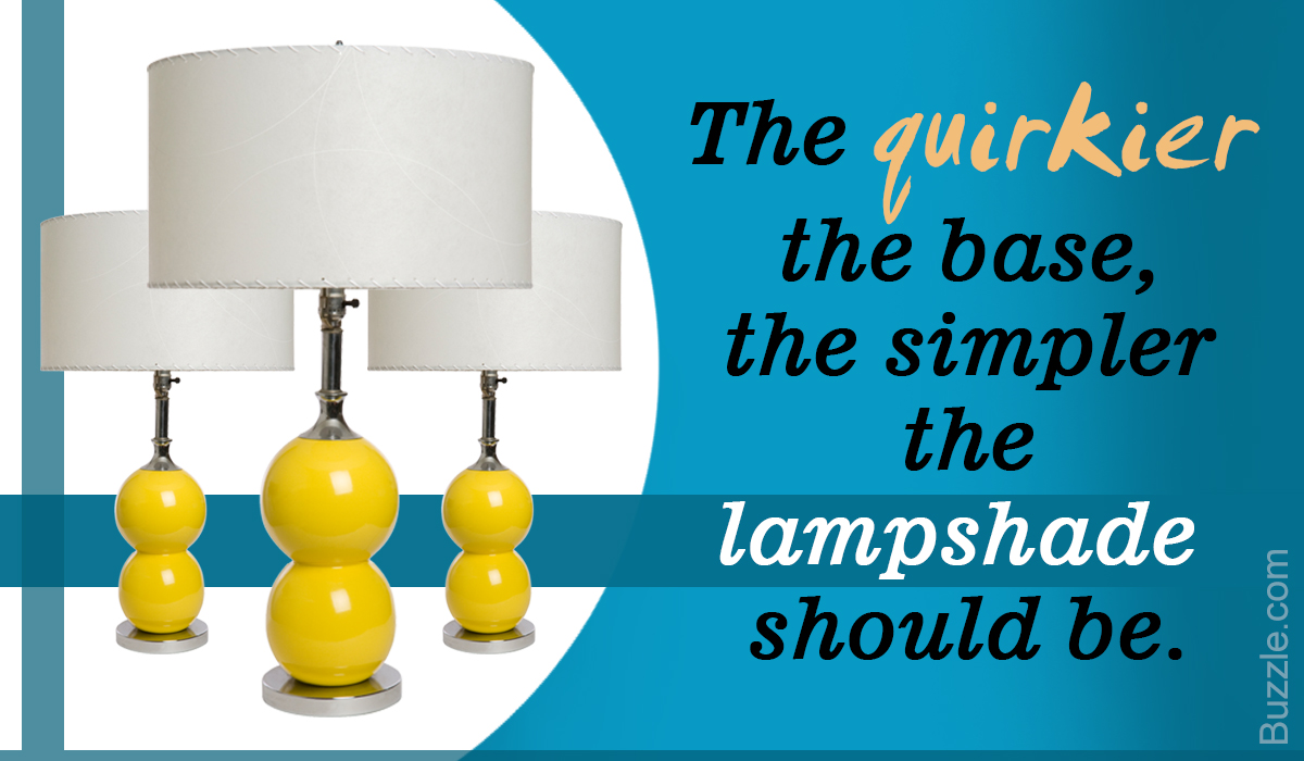 Tips to Buy a Lampshade that Suits Your Lamp