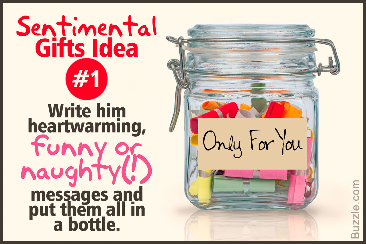 sentimental gifts for him
