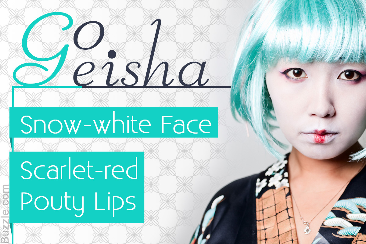 Easy Makeup Ideas to Get the Geisha Look