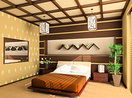 Polka Dot Design For Bedroom