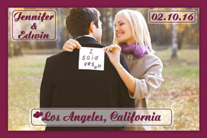 02.10.16 Jennifer & Edwin Los Angeles, California- she said yes save the date