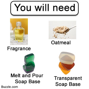 oatmeal soap -  ingredients