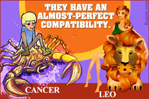 Compatibility of Cancer Man and Leo Woman