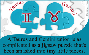 Gemini And Taurus Compatibility Chart